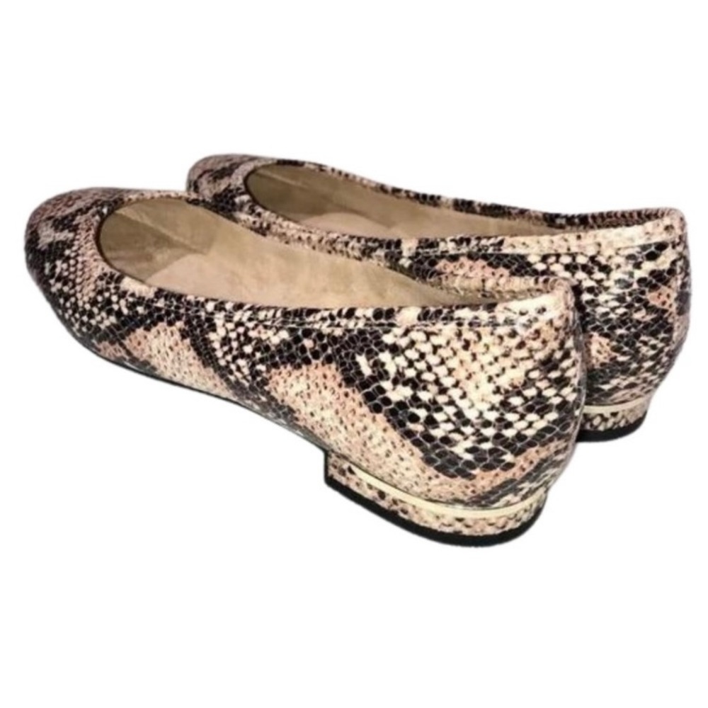 Snake skin loafers